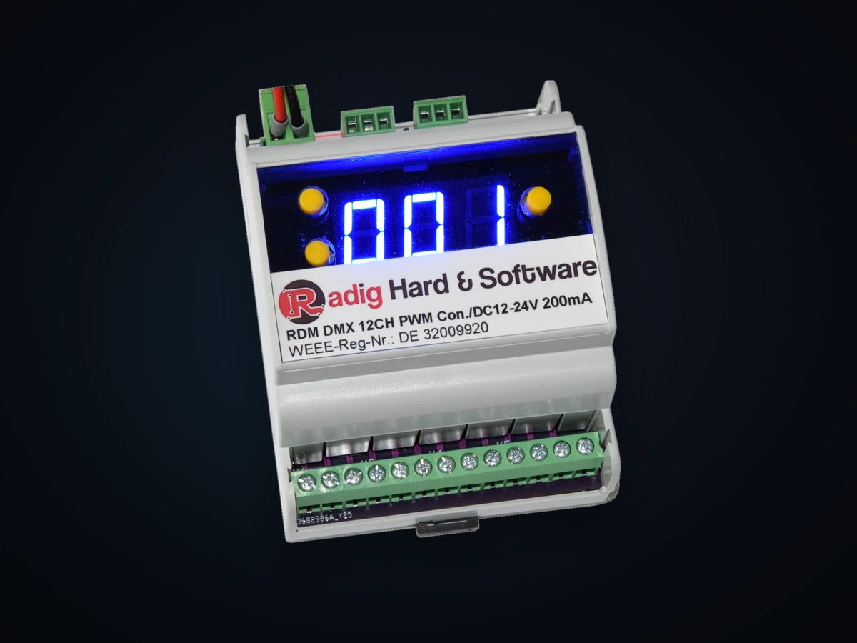 12CH DMX PWM Controller