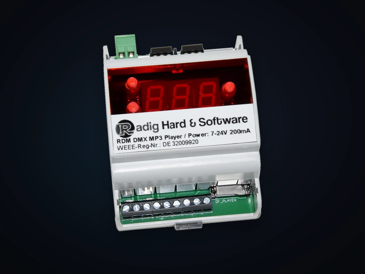 RDM DMX MP3 Player