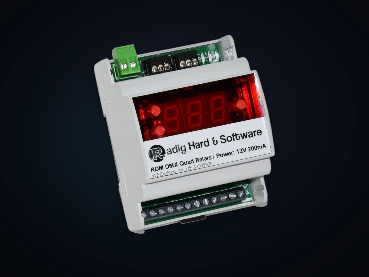 RDM DMX Quad Relais